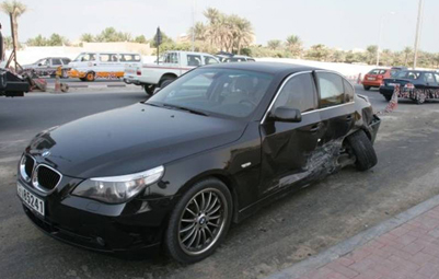 BMW crash